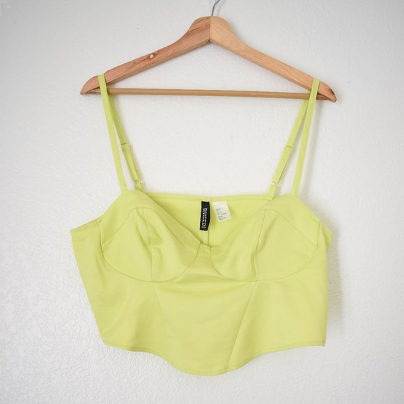 H&M Twill Corset-style Top - Picture 3 of 14